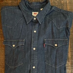 Levi’s Denim Western Shirt XL Tall NWOT